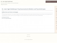 psychotherapie-dr-geldmeyer.de Webseite Vorschau