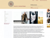 psychotherapie-golling.de Webseite Vorschau