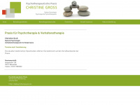 psychotherapie-gross.de Webseite Vorschau