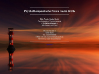 psychotherapie-groth.de Webseite Vorschau