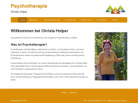 psychotherapie-holper.at Webseite Vorschau