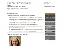 psychotherapie-in-essen.de Webseite Vorschau