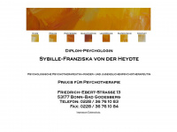 psychotherapie-in-bonn.de Webseite Vorschau