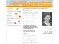 psychotherapie-knopp.de Webseite Vorschau