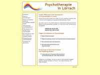 psychotherapie-loerrach.de Webseite Vorschau