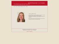 psychotherapie-luther.de Webseite Vorschau