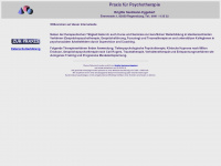 psychotherapie-regensburg.de Webseite Vorschau