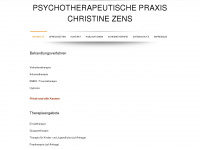 psychpraxis-zens.de Webseite Vorschau