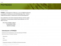 psyndex.de Webseite Vorschau