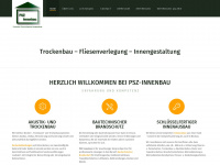 psz-innenbau.de Webseite Vorschau