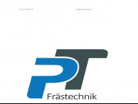 pt-fraestechnik.de Webseite Vorschau