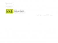 pt-galabau.de Webseite Vorschau