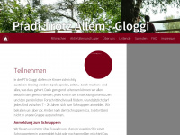 pta-gloggi.ch Webseite Vorschau
