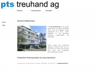 pts-treuhand.ch Webseite Vorschau