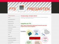 ptspregarten.at Webseite Vorschau