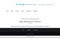 public-marketing-dr-lehmann.de Webseite Vorschau