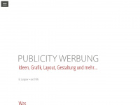 publicitywerbung.de Webseite Vorschau