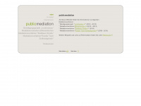 publicmediation.at Webseite Vorschau