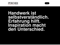 puercher.at Webseite Vorschau