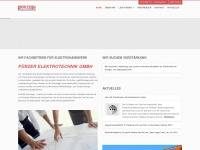 puerzer-elektrotechnik.de Webseite Vorschau