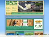 puetz-landhandel.de Webseite Vorschau