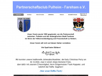 pulheim-fareham.de Webseite Vorschau