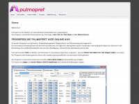 pulmopret.at Webseite Vorschau