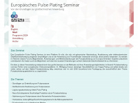 pulseplating-seminar.at Webseite Vorschau