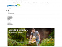 pumpe24.de Webseite Vorschau