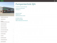 pumpentechnik-djn.de Webseite Vorschau