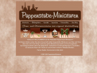 puppenstube-miniaturen.de Webseite Vorschau
