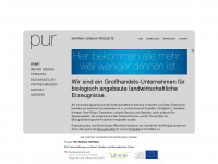 pur-bio.at Webseite Vorschau