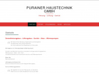 purainer-haustechnik.de Webseite Vorschau