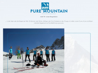 pure-mountain.at Webseite Vorschau