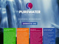 purewater.ch Webseite Vorschau