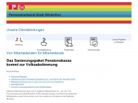 pvwinterthur.ch Webseite Vorschau