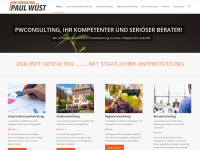 pwconsulting.de Webseite Vorschau