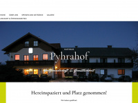 pyhrahof.at Webseite Vorschau