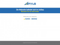 pyls-strassenbau.de Webseite Vorschau