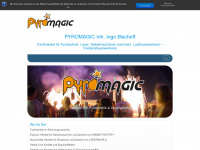 pyromagic.de Webseite Vorschau