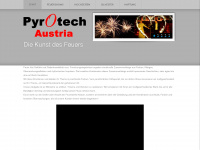 pyrotech-austria.at Webseite Vorschau