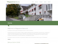 pz-bauma.ch Webseite Vorschau
