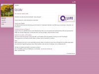 q-life.ch Webseite Vorschau