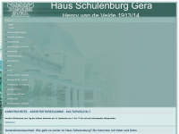 haus-schulenburg-gera.de Webseite Vorschau
