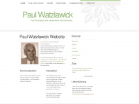 paul-watzlawick.de Webseite Vorschau