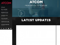 atcom.gr Webseite Vorschau