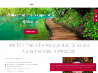 qi-medica.ch Webseite Vorschau