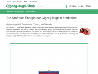 qigong-kugel-shop.de Webseite Vorschau