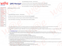 qms-manager.de Webseite Vorschau