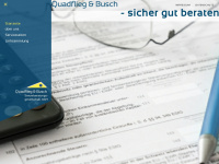 quadflieg-busch.de Webseite Vorschau